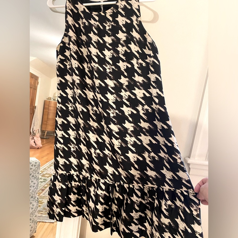 J. Crew Houndstooth Mini Dress - Picture 2 of 3